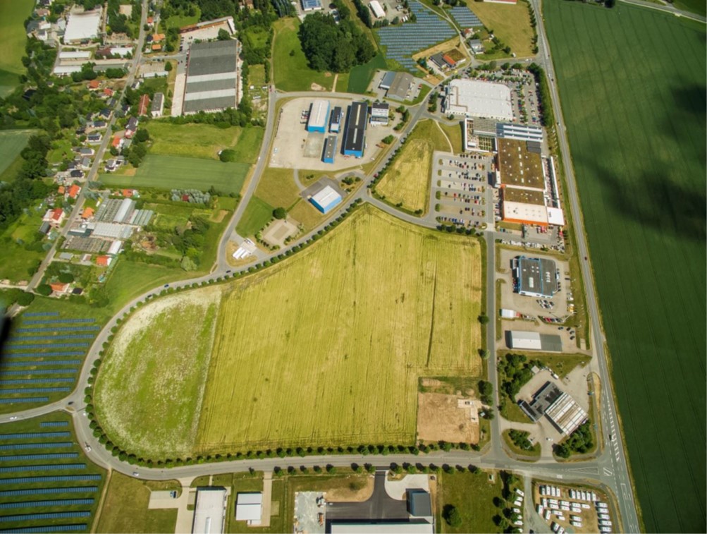 Gewerbegebiet, Industriegebiet: Gewerbegebiet Rumburger Straße (Commercial industrial area)
