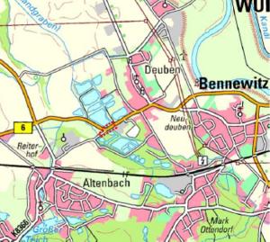 Gewerbegebiet, Industriegebiet: Gewerbegebiet An der B6 - In Deuben (Commercial industrial area)