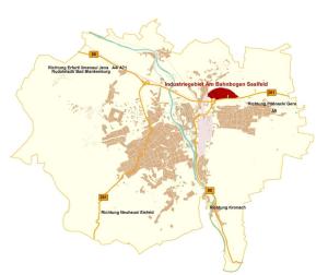 Gewerbegebiet, Industriegebiet: Industriegebiet Am Bahnbogen (Commercial industrial area)