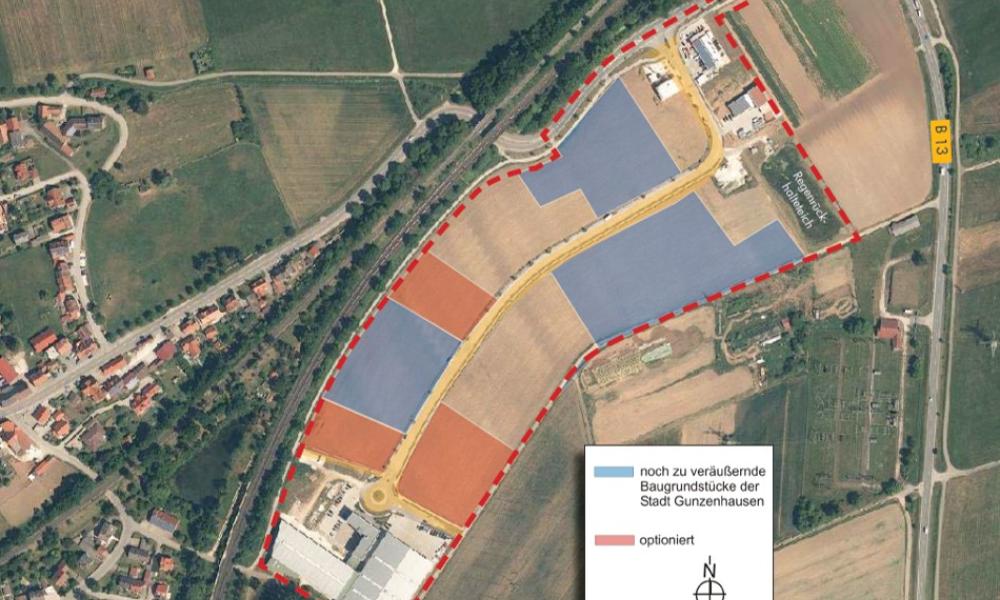Gewerbegebiet, Industriegebiet: B13 / West - An der Scheupeleinsmühle (Commercial industrial area)