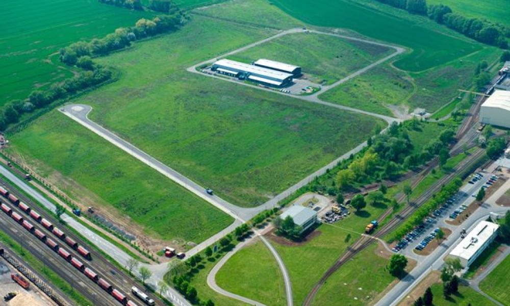 Gewerbegebiet, Industriegebiet: Industriegebiet An der Krummschlacht (Commercial industrial area)